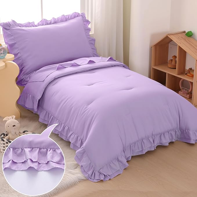 Wowelife 4 Pieces Toddler Bedding Set - Image 2