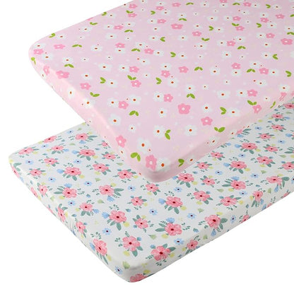 Onacosht Pack n Play Playard Fitted Sheets 2 Pack Set by Onacosht