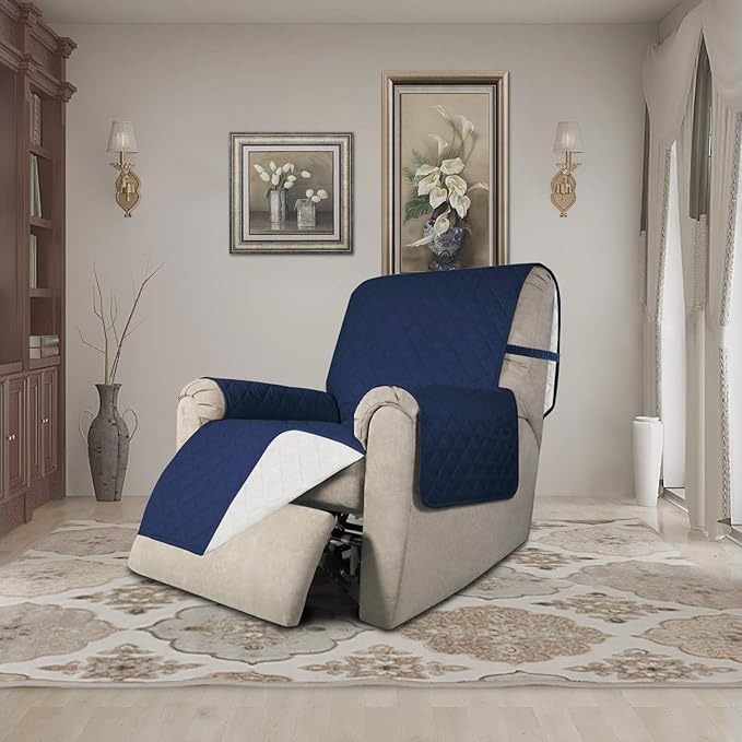 Easy-Going Recliner Chair Slipcover Reversible Sofa Cover Water Resistant Couch - Image 2