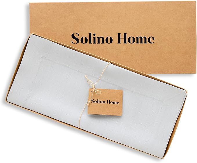 Solino Home Linen Table Runner 90 Inches Long - Image 5