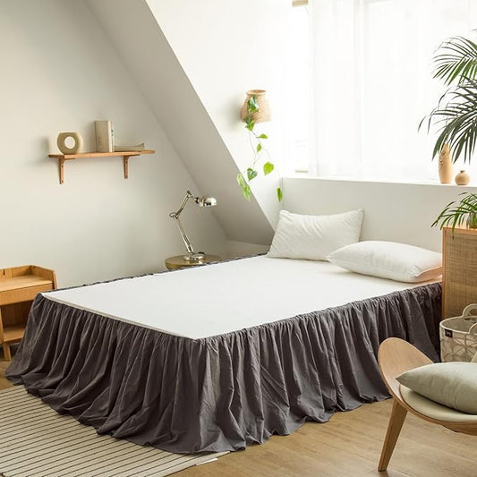 BISELINA French Linen Bed Skirt by BISELINA