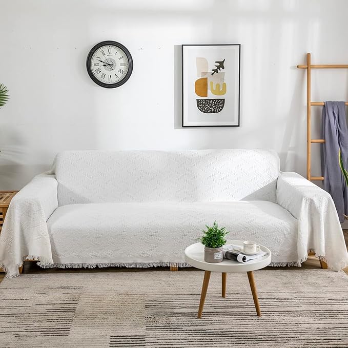 AIVIA Couch Cover Sheet Blanket, Oversized by AIVIAChairCouchSofaCoverThrowBlanket