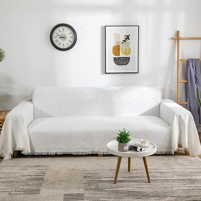 AIVIA Couch Cover Sheet Blanket, Oversized by AIVIAChairCouchSofaCoverThrowBlanket