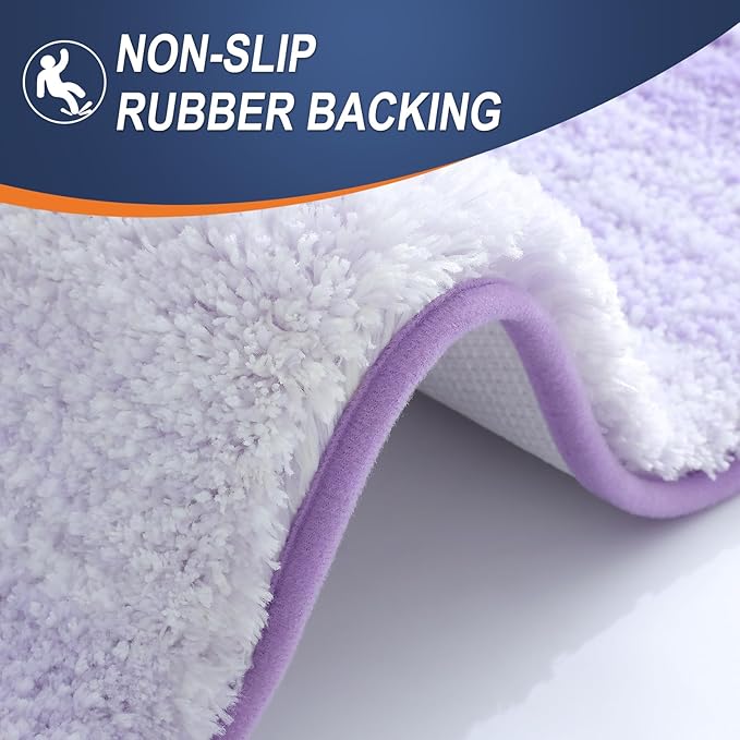 OLANLY Bathroom Rugs Mat 30x20, Extra Soft Absorbent Microfiber Bath Rugs - Image 5