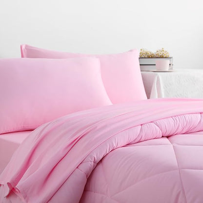NTBAY Twin Comforter Set with Sheets, 5 Pieces Soft and Breathable Twin Bedding - Image 7