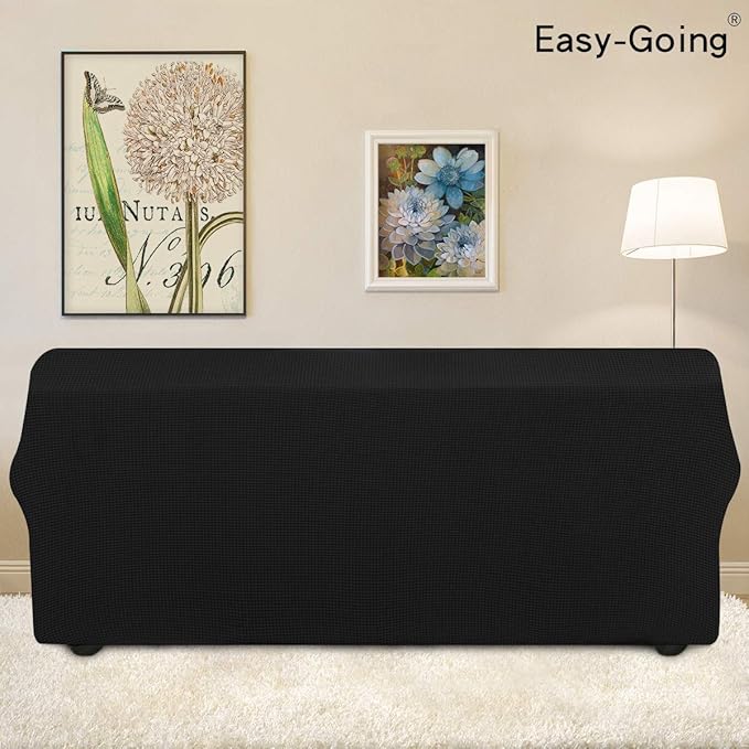 Easy-Going Stretch 4 Seater Sofa Slipcover 1-Piece Sofa Cover Furniture - Image 3