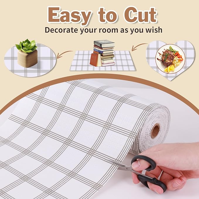 Drawer and Shelf Liner for Kitchen Cabinet: 23.6 in X 20 Ft Non Slip Waterproof - Image 4