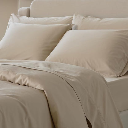 Double Stitch Cotton Tencel Duvet Cover - Image 6