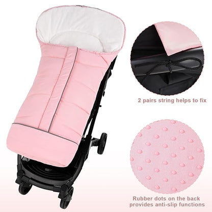 Yoofoss Stroller Cover for Winter, Toddler Stroller Footmuff Universal for Most - Image 7