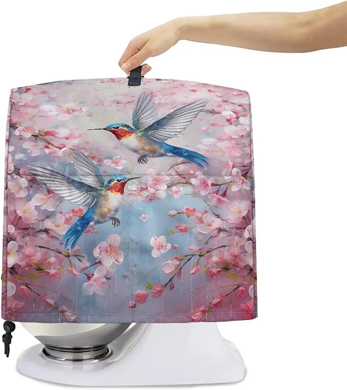 Kitchen Aid Mixer Cover Hummingbird Flower Dust Cover - Image 4