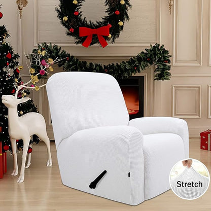 Easy-Going Recliner Stretch Sofa Slipcover Sofa Cover 4-Pieces Furniture - Image 2