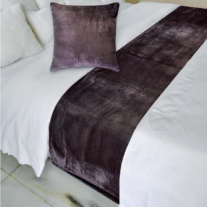 The HomeCentric Purple Bed Runner - Image 2