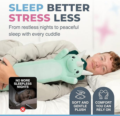 Plush Body Pillow for Kids | Long Stuffed Animal Cuddle Pillow | Soft Hugging - Image 2