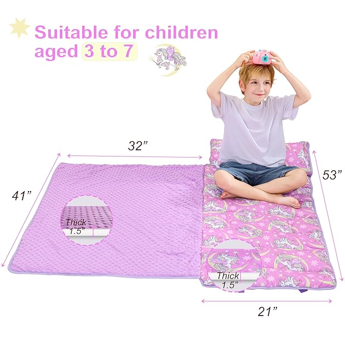 Viviland Toddler Nap Mat, Rolled Sleeping Mats - Image 5
