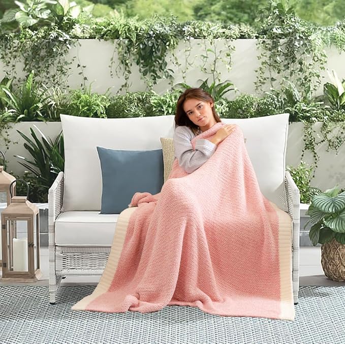 Snuggle Sac Pink Throw Blankets - Image 6