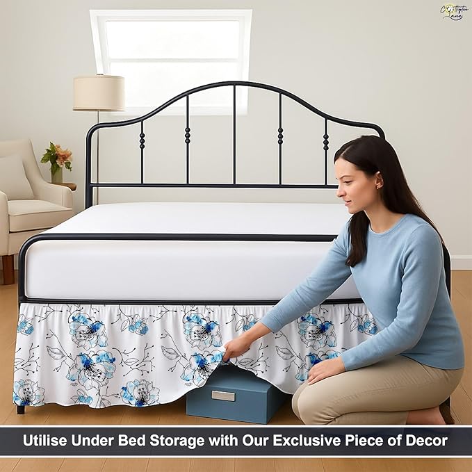 Cottington Lane Ruffled Bed Skirt King Size - Image 5