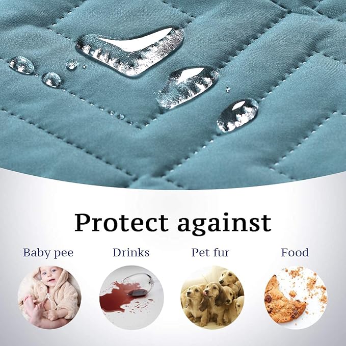 H.VERSAILTEX Futon Cover Reversible Sofa Slipcover Furniture Protector Water - Image 3