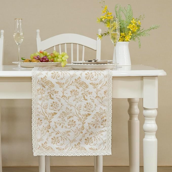 Vintage Floral Table Runner - Image 2