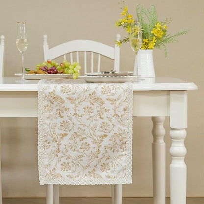 Vintage Floral Table Runner - Image 2