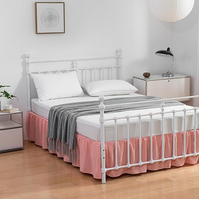 Bed Skirt Queen Size Ruffled Bed Skirts - Image 5