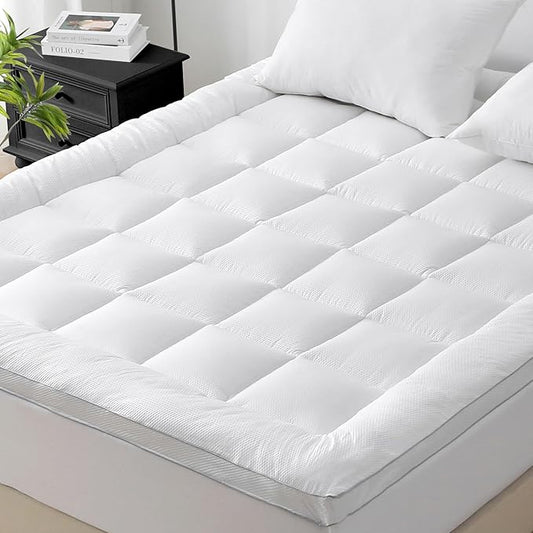 UNILIBRA Cal King Size Mattress Pad Pillow Top Mattress Cover Padded by Unilibra