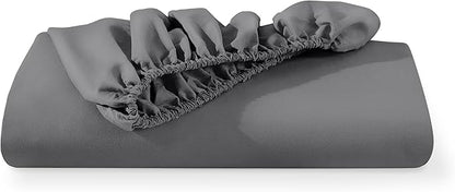 Bare Home Fitted Bottom Sheet King Size - Image 7