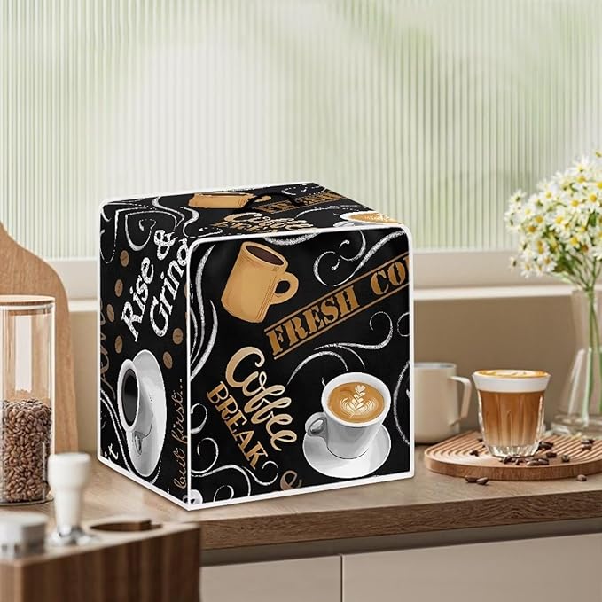 Mumeson Delicious Coffee Coffee Maker Cover Mixers Small Kitchen Machine Cover - Image 6