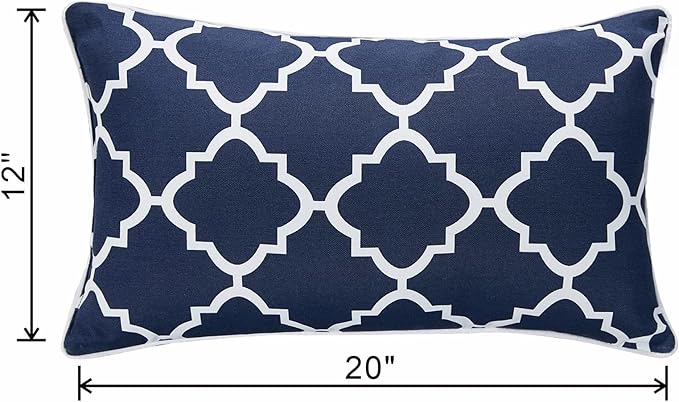 JMGBird Outdoor Waterproof Lumbar Pillows Set of 2 - Image 5