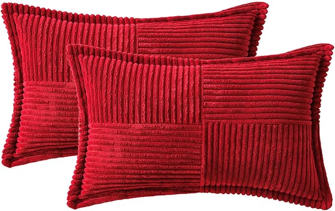 MIULEE Christmas Decorative Lumbar Throw Pillow Covers - Image 7