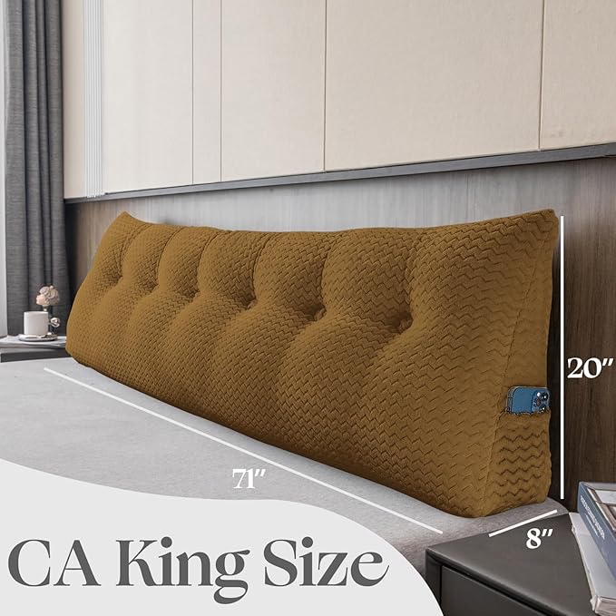 Large Bolster Triangular Headboard Wedge Backrest Positioning Support Bed Rest - Image 2