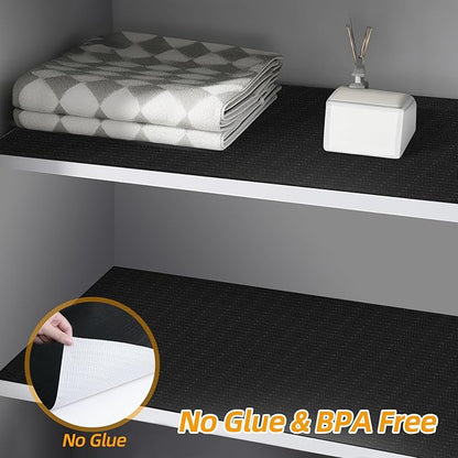 Shelf and Drawer Liner for Kitchen Cabinets Non-Adhesive, Strong Grip Non-Slip - Image 6