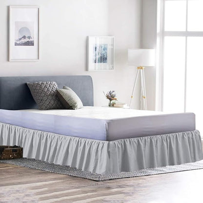 Ruffled Bed Skirt 12 Inch Drop Dust Ruffle - Image 3