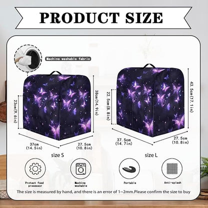 Generic Purple Butterfly Mixer Cover, Kitchen Stand Mixer Cover, Dust Protection - Image 6