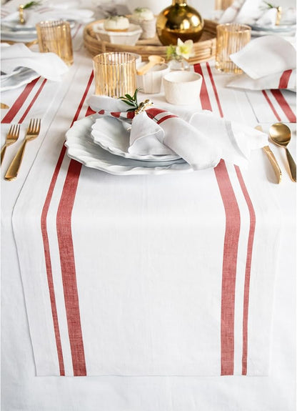 Solino Home Linen Table Runner 120 Inches Long by SolinoHome