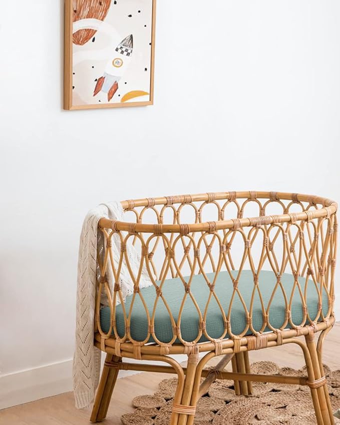 Blissful Diary Muslin Bassinet Sheets - Image 6