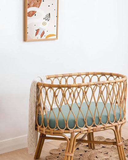 Blissful Diary Muslin Bassinet Sheets - Image 6