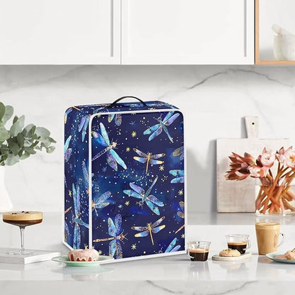 Mumeson Dragonfly Pattern Coffee Maker Cover Fingerprint Protection Cover - Image 2