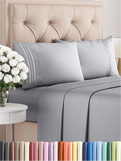 Cal King Size 4 Piece Sheet Set by CGKUnlimited