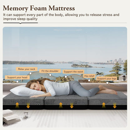 gembed tri folding mattress full size - 6, close-up detail