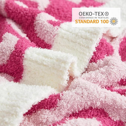 Snuggle Sac Ultra Soft Pink Leopard Blanket Twin Size - Image 5