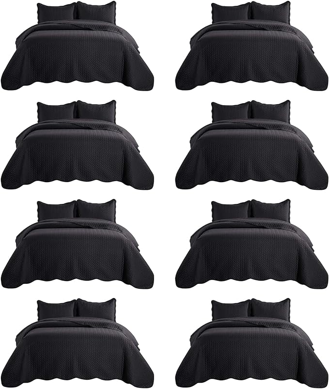 IR Imperial Rooms 8 Pack Quilt King Size Bedding by IRImperialRooms