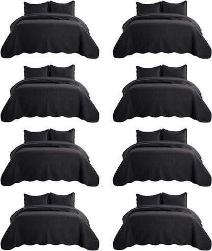 IR Imperial Rooms 8 Pack Quilt King Size Bedding by IRImperialRooms