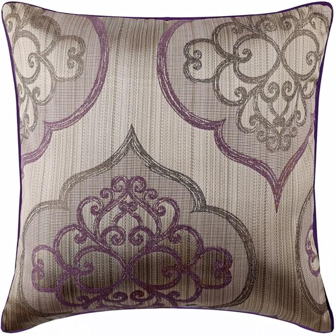 The HomeCentric King/Queen/Twin Purple Decorative Queen 74"x18" Bed Runner - Image 5