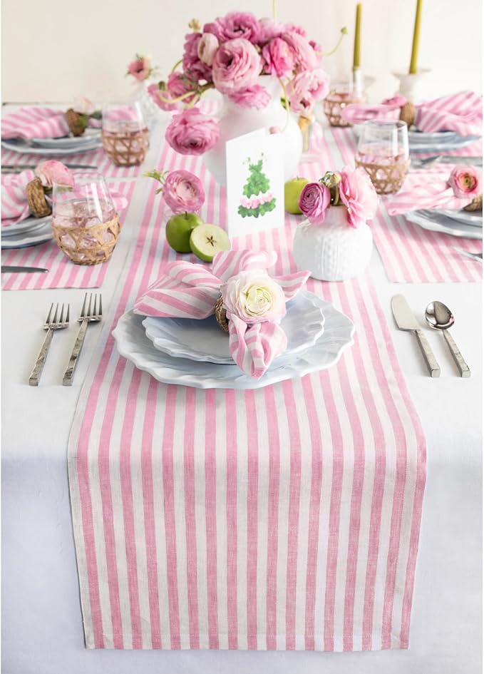 Solino Home Linen Table Runner 144 Inches Long by SolinoHome