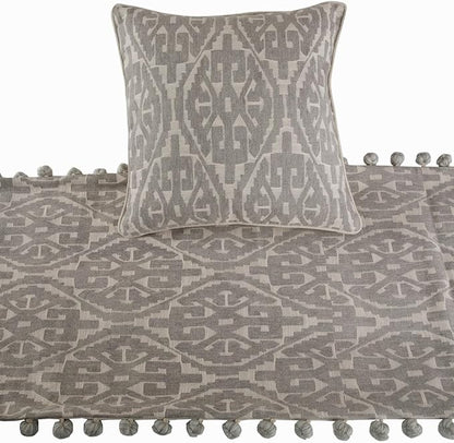 The HomeCentric Grey Bed Runner Without Pillow Cover, Queen Size 74"x18" - Image 2