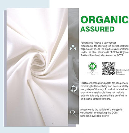FABDREAMS Organic Waterproof Pillow Protector Set King Size | Pillow Cover Set - Image 6