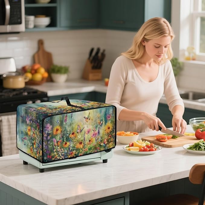 Microwave Oven Dust Cover with Storage Bags Waterproof Microwave Oven Grill - Image 4