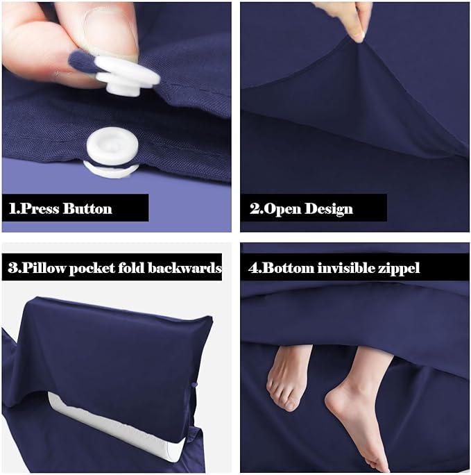 Sleeping Bag Liner, Travel Sheet & Adult Sleep Sack, Camping Sheets Travel - Image 2