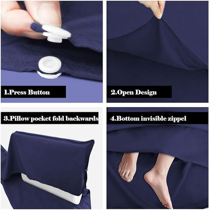 Sleeping Bag Liner, Travel Sheet & Adult Sleep Sack, Camping Sheets Travel - Image 2