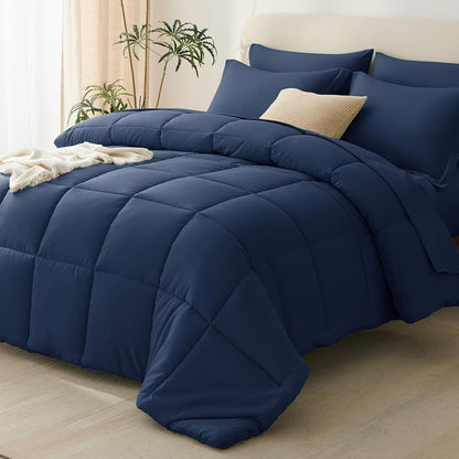 cozylux full size comforter sets, 7-piece bed in, main product view
